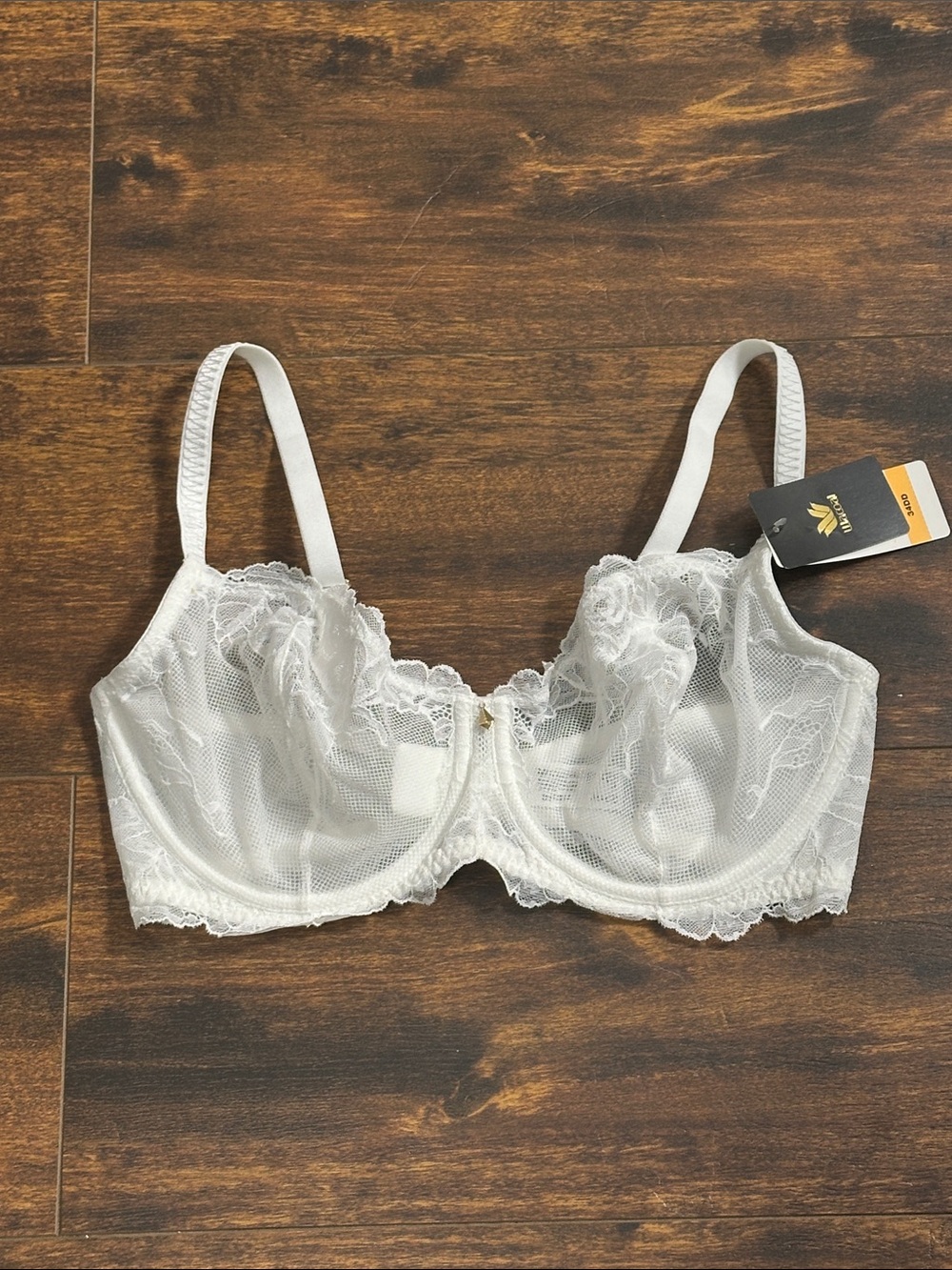 🤍 NWT Wacoal Vivid Attraction Lace Underwire Bra White 34DD